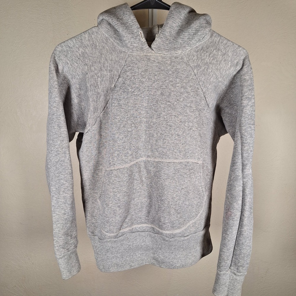 Healthknit 1950s True Vintage Raglan Heather Gray Hoodie Mens Medium